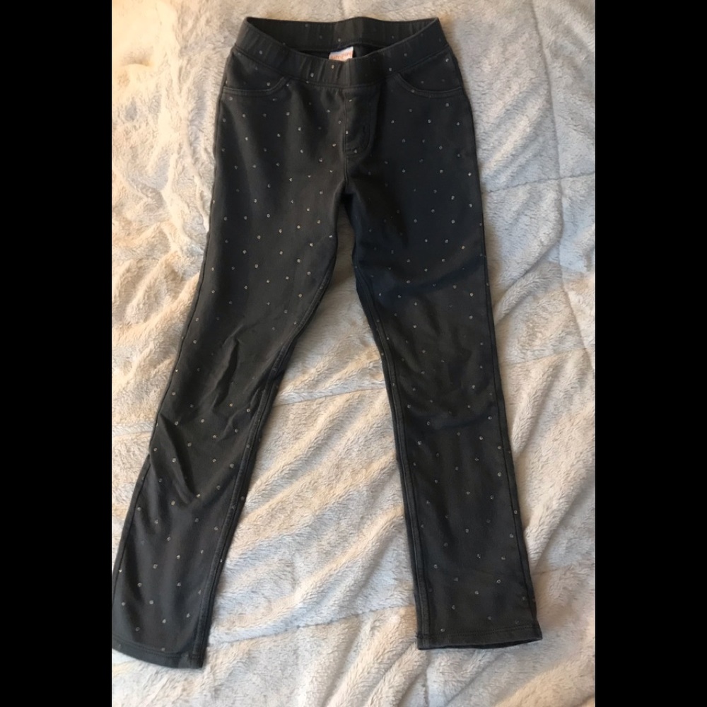 🛍🛍Make Your Own Bundle 🛍 Girls gray sparkly jeggings 🛍🛍 4/$15